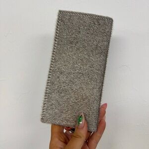 American Darling Gray Cowhide Wallet